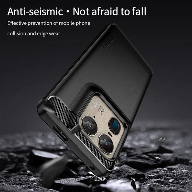 MOFI JK TPU Series-1 For Motorola Moto X50 Ultra 5G / Edge 50 Ultra 5G Case TPU Brushed Phone Cover