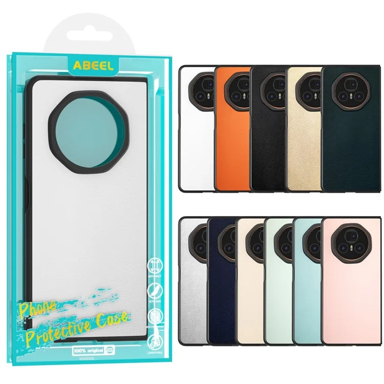 For Honor Magic V3 5G Case PU Leather+Hard PC Protective Phone Cover