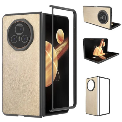 For Honor Magic V3 5G Case PU Leather+Hard PC Protective Phone Cover