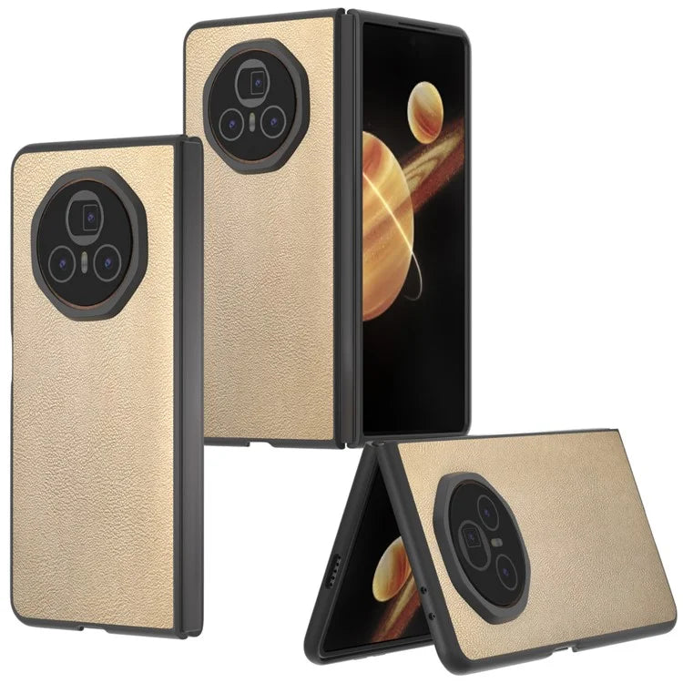 For Honor Magic V3 5G Case PU Leather+Hard PC Protective Phone Cover