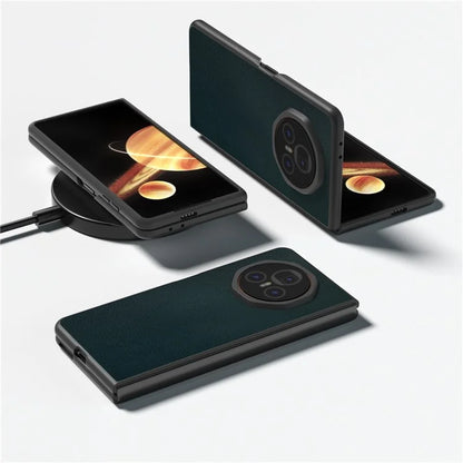 For Honor Magic V3 5G Case PU Leather+Hard PC Protective Phone Cover