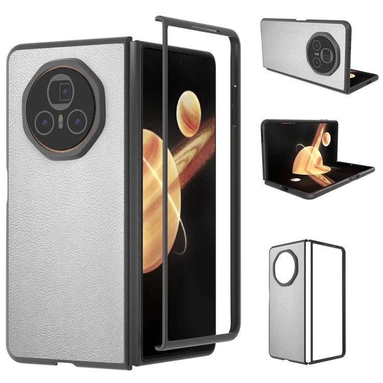 For Honor Magic V3 5G Case PU Leather+Hard PC Protective Phone Cover