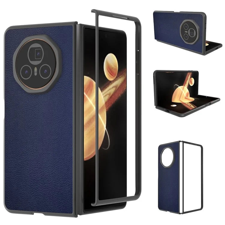 For Honor Magic V3 5G Case PU Leather+Hard PC Protective Phone Cover