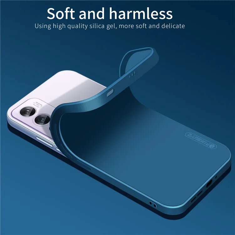 PINWUYO JK Touching Series For Oppo Reno12 Pro 5G (Global) TPU Case Fiber Lining Phone Cover