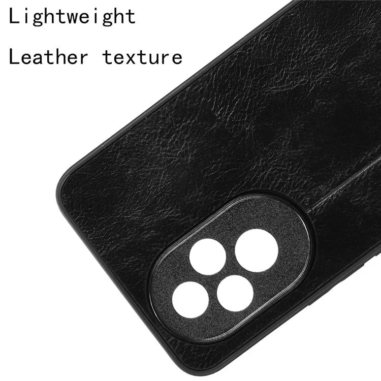 For Honor 200 Pro 5G Case Stitching Line PU Leather Coated PC+TPU Cover