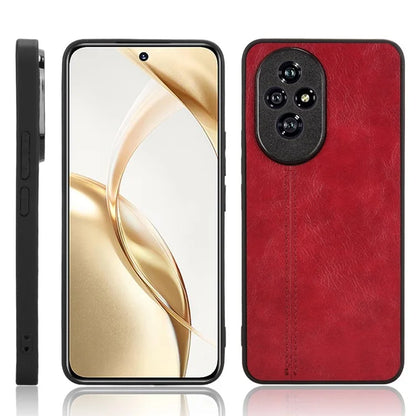 For Honor 200 Pro 5G Case Stitching Line PU Leather Coated PC+TPU Cover