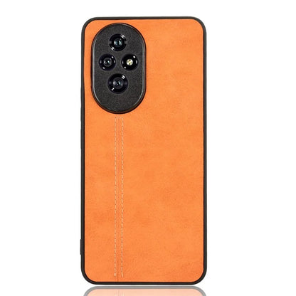 For Honor 200 Pro 5G Case Stitching Line PU Leather Coated PC+TPU Cover