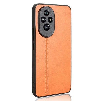 For Honor 200 Pro 5G Case Stitching Line PU Leather Coated PC+TPU Cover