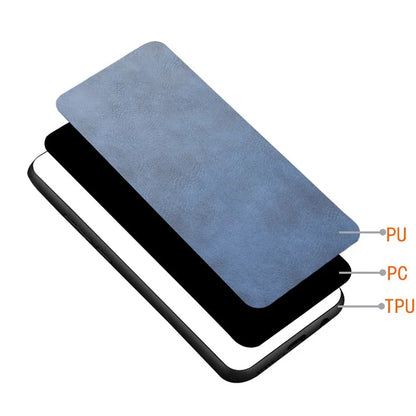 For Samsung Galaxy M15 5G Case Leather Coated PC+TPU Cover Stitching Line