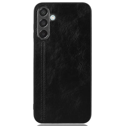 For Samsung Galaxy M15 5G Case Leather Coated PC+TPU Cover Stitching Line
