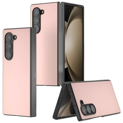 For Samsung Galaxy Z Fold6 5G Case PU Leather Coated PC Protective Phone Cover