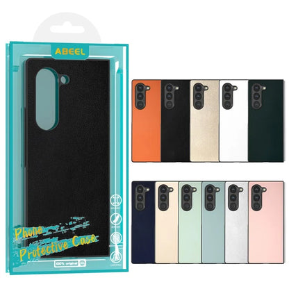 For Samsung Galaxy Z Fold6 5G Case PU Leather Coated PC Protective Phone Cover