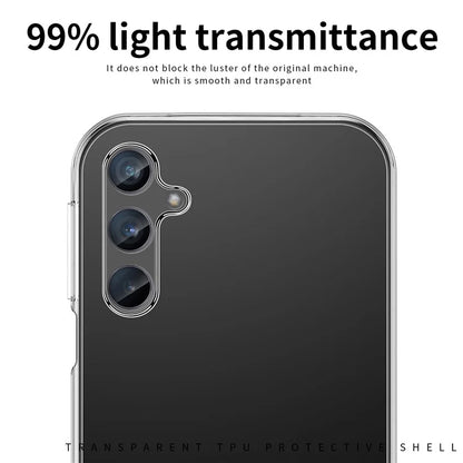 MOFI For Samsung Galaxy M35 5G Case Transparent TPU Protective Phone Cover