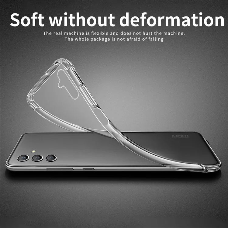 MOFI For Samsung Galaxy S24 FE Clear Case Anti-scratch Soft TPU Phone Cover