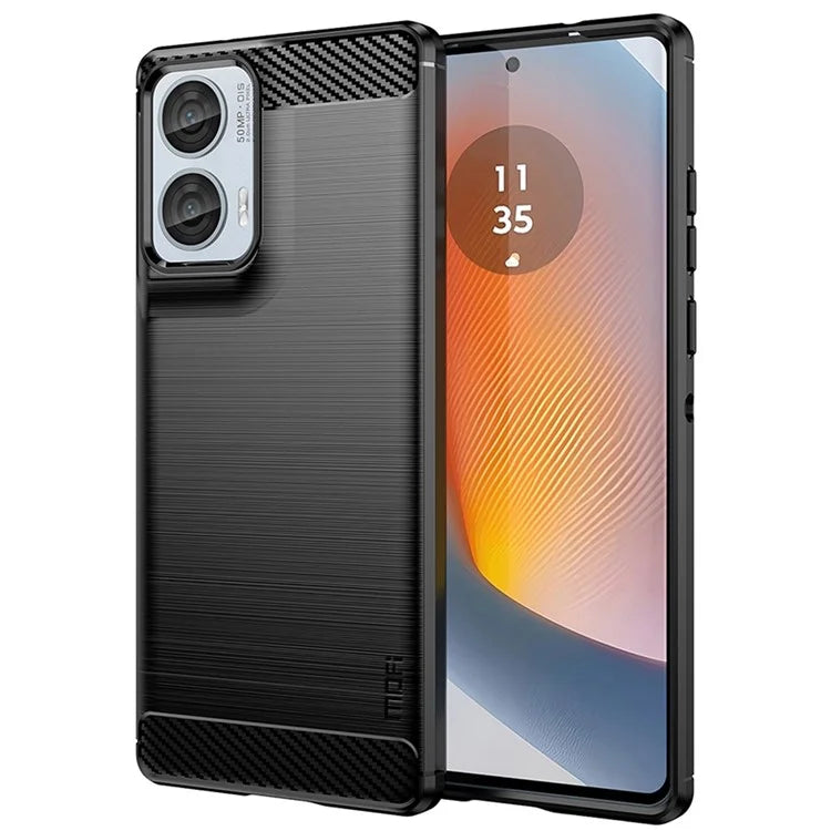 MOFI JK TPU Series-1 For Motorola Moto G85 5G / S50 Neo 5G Case Carbon Fiber TPU Phone Cover