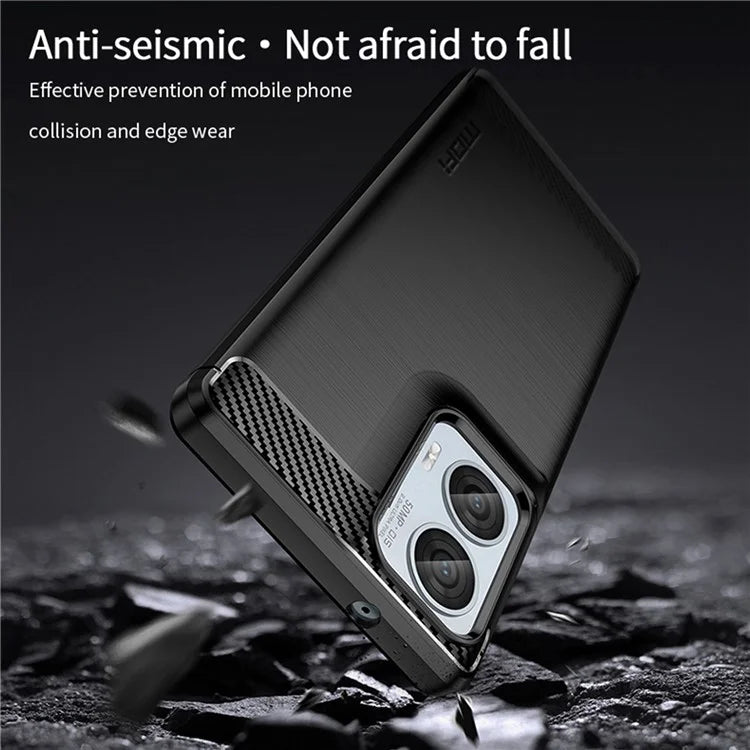 MOFI JK TPU Series-1 For Motorola Moto G85 5G / S50 Neo 5G Case Carbon Fiber TPU Phone Cover