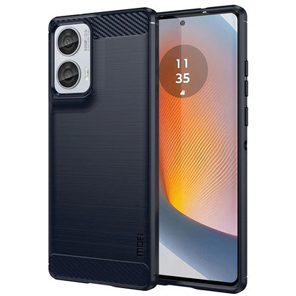 MOFI JK TPU Series-1 For Motorola Moto G85 5G / S50 Neo 5G Case Carbon Fiber TPU Phone Cover
