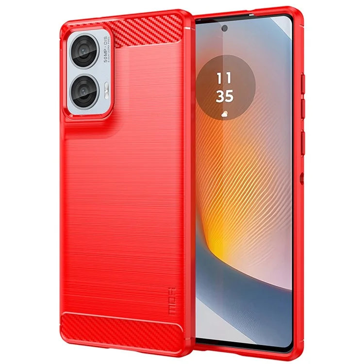 MOFI JK TPU Series-1 For Motorola Moto G85 5G / S50 Neo 5G Case Carbon Fiber TPU Phone Cover