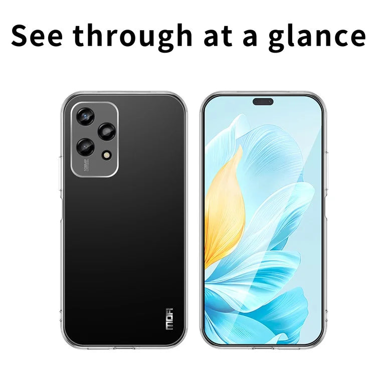 MOFI For Honor 200 Lite Clear Case Soft TPU Protective Phone Cover