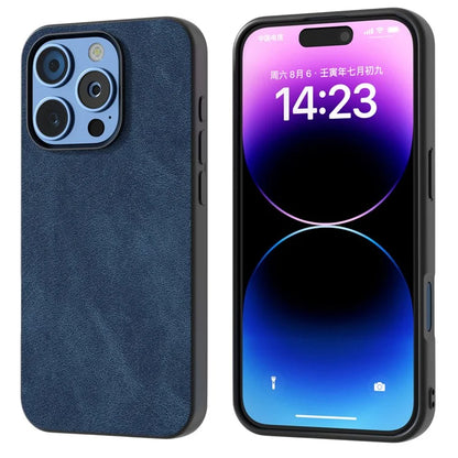 For iPhone 16 Pro Max Case PU Leather PC TPU Hybrid Phone Cover