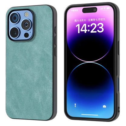 For iPhone 16 Pro Max Case PU Leather PC TPU Hybrid Phone Cover