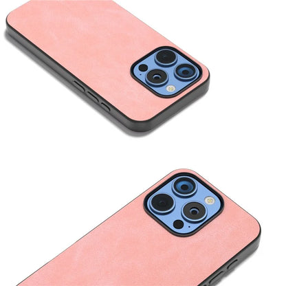 For iPhone 16 Pro Case Black Frame PU+PC+TPU Hybrid Phone Cover