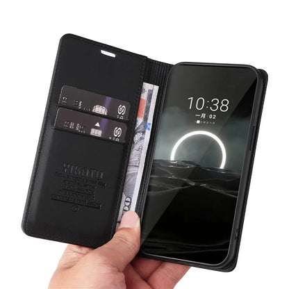 YIKATU YK-001 For Huawei Pura 70 Case Leather Phone Cover Card Slot Stand Strong Magnetic