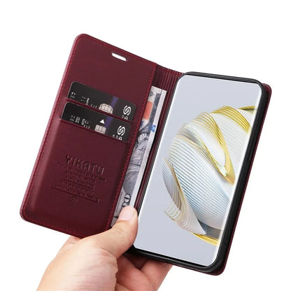YIKATU YK-001 For Huawei Pura 70 Pro / Pura 70 Pro+ Case Wallet Flip Leather Phone Cover Hidden Magnetic