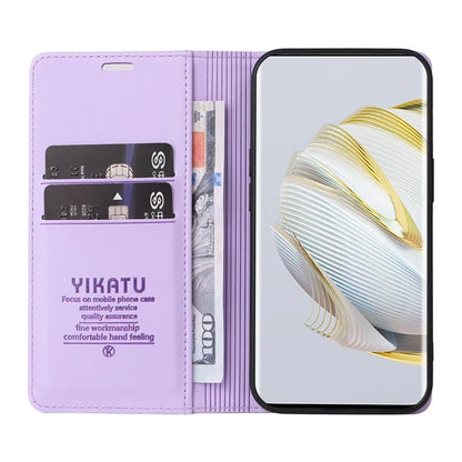 YIKATU YK-001 For Huawei Pura 70 Pro / Pura 70 Pro+ Case Wallet Flip Leather Phone Cover Hidden Magnetic
