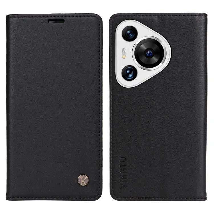 YIKATU YK-001 For Huawei Pura 70 Pro / Pura 70 Pro+ Case Wallet Flip Leather Phone Cover Hidden Magnetic