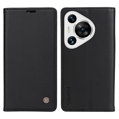 YIKATU YK-001 For Huawei Pura 70 Pro / Pura 70 Pro+ Case Wallet Flip Leather Phone Cover Hidden Magnetic