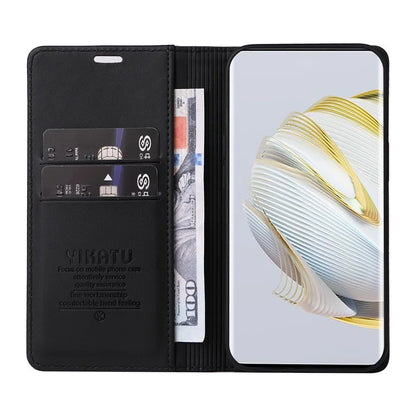 YIKATU YK-001 For Huawei Pura 70 Pro / Pura 70 Pro+ Case Wallet Flip Leather Phone Cover Hidden Magnetic