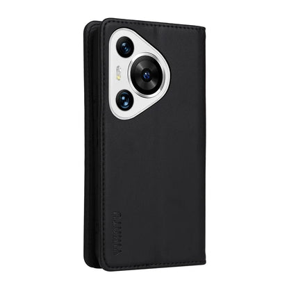 YIKATU YK-001 For Huawei Pura 70 Pro / Pura 70 Pro+ Case Wallet Flip Leather Phone Cover Hidden Magnetic