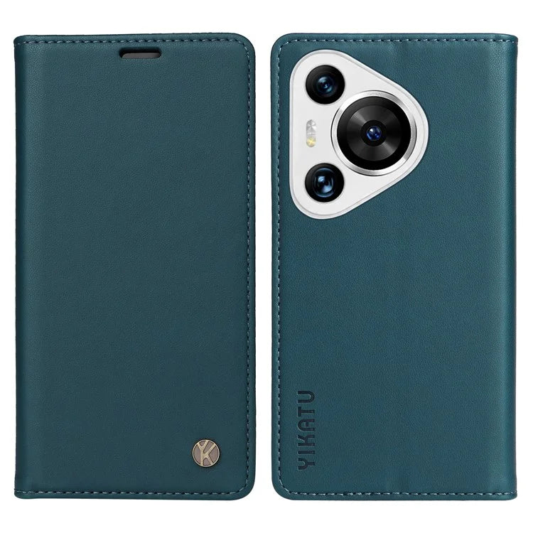 YIKATU YK-001 For Huawei Pura 70 Pro / Pura 70 Pro+ Case Wallet Flip Leather Phone Cover Hidden Magnetic