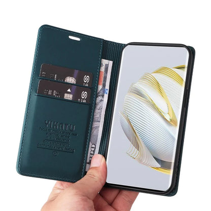 YIKATU YK-001 For Huawei Pura 70 Pro / Pura 70 Pro+ Case Wallet Flip Leather Phone Cover Hidden Magnetic