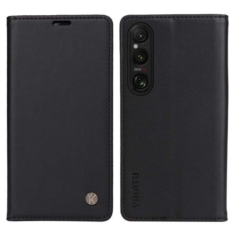 YIKATU YK-001 For Sony Xperia 1 VI Case Card Slot Stand Leather Phone Cover Wallet