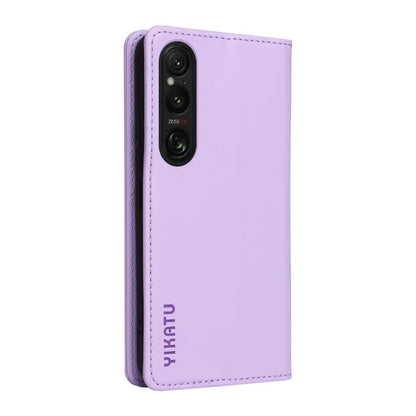 YIKATU YK-001 For Sony Xperia 1 VI Case Card Slot Stand Leather Phone Cover Wallet