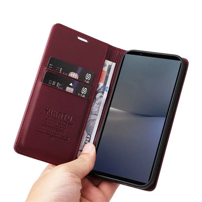 YIKATU YK-001 For Sony Xperia 1 VI Case Card Slot Stand Leather Phone Cover Wallet