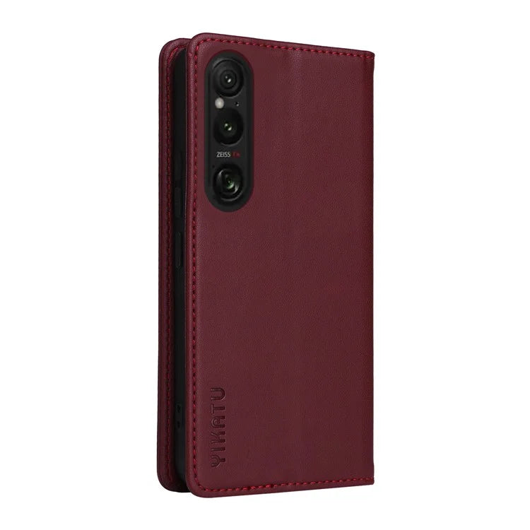 YIKATU YK-001 For Sony Xperia 1 VI Case Card Slot Stand Leather Phone Cover Wallet