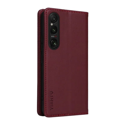 YIKATU YK-001 For Sony Xperia 1 VI Case Card Slot Stand Leather Phone Cover Wallet