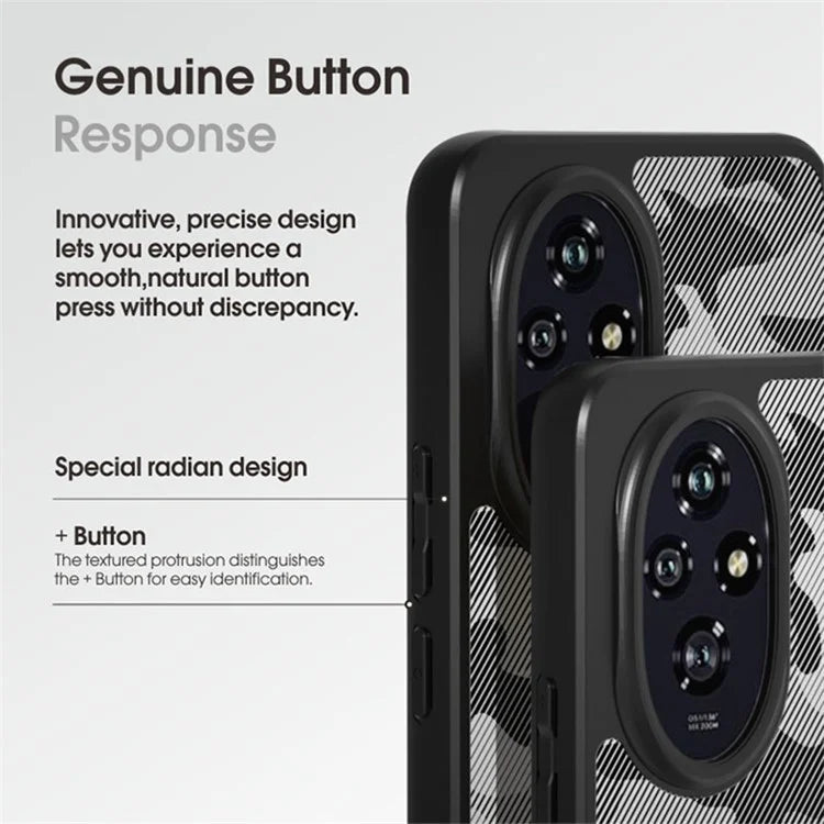 IBMRS For Honor 200 Pro 5G Case Hard PC Soft TPU Phone Cover Airbag Corners Shockproof