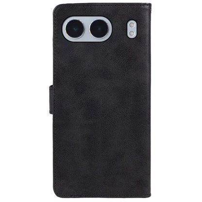 For OnePlus Nord 4 Case Card Holder Wallet PU Leather Phone Cover Calf Texture Wrist Strap