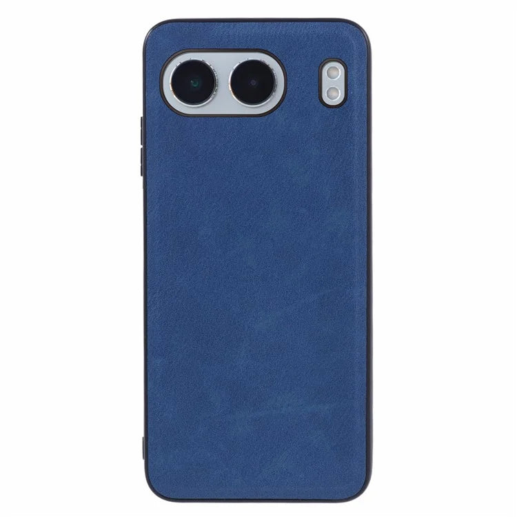 For OnePlus Nord 4 Case Leather Coated PC+TPU Retro Phone Back Cover
