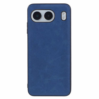 For OnePlus Nord 4 Case Leather Coated PC+TPU Retro Phone Back Cover