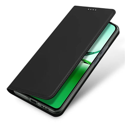 DUX DUCIS Skin Pro Series For Oppo Reno12 F 4G / 5G Case Card Slot PU Leather Cover Stand View