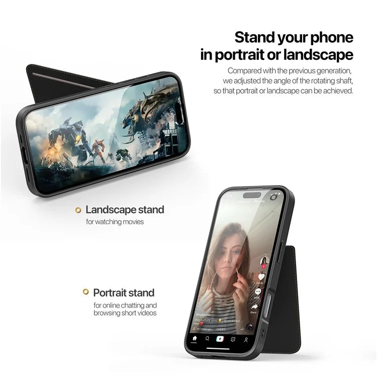 DUX DUCIS Rafi II Series for iPhone 16 Pro Max Case Compatible with MagSafe Card Slots Phone Cover