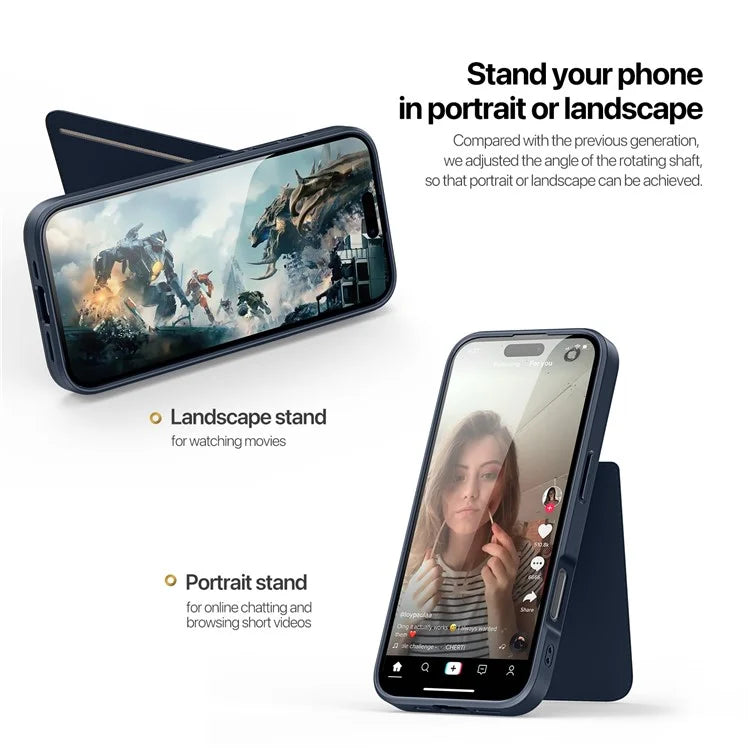 DUX DUCIS Rafi II Series for iPhone 16 Pro Max Case Compatible with MagSafe Card Slots Phone Cover