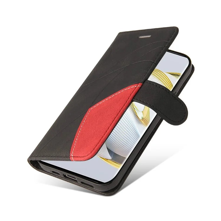 KT Leather Series-1 For Huawei Pura 70 Pro / Pura 70 Pro+ Case Color Splicing Phone Cover with Card Holder