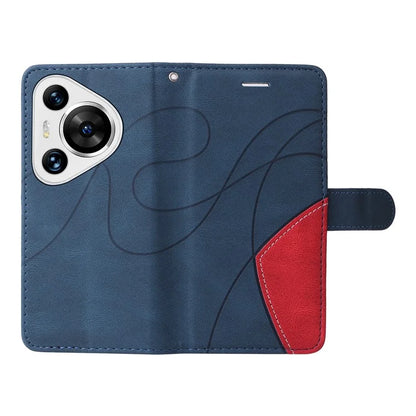 KT Leather Series-1 For Huawei Pura 70 Pro / Pura 70 Pro+ Case Color Splicing Phone Cover with Card Holder