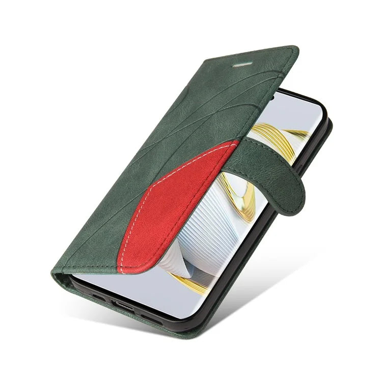KT Leather Series-1 For Huawei Pura 70 Pro / Pura 70 Pro+ Case Color Splicing Phone Cover with Card Holder